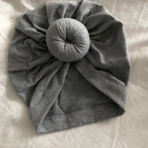 Kids Grey knotted Turban